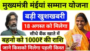 Mukhymantri Maiya Samman Yojana 1st Installment Date