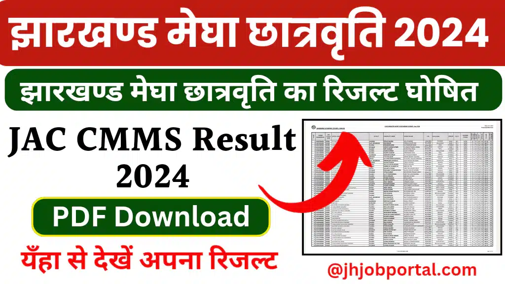 JAC CM Merit Scholarship Result 2024